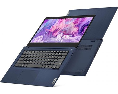 Ноутбук Lenovo IdeaPad 3 14ITL05 81X7007GRU 7505/8GB/128GB SSD/UHD Graphics/14 IPS FHD/WiFi/BT/Cam/Win10Home/blue купить QBS.ru