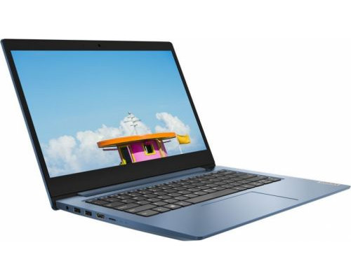 Ноутбук Lenovo IdeaPad 1 14ADA05 82GW0089RU 3050e/4GB/128GB SSD/14.0 1920*1080/WiFi/BT/cam/microSD/Win10Home/blue купить QBS.ru