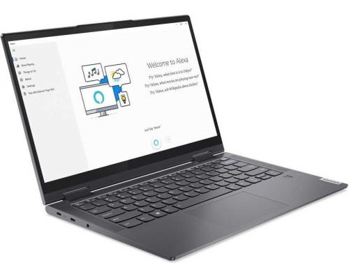 Ноутбук Lenovo Yoga 7 14ACN6 82N7008LRU Ryzen 5 5600U/8GB/256GB SSD/Radeon graphics/15.6 FHD IPS touch/Win11Home/WiFi/BT/cam/grey купить QBS.ru
