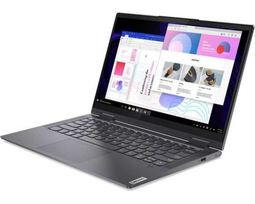 Ноутбук Lenovo Yoga 7 14ACN6 82N7008NRU Ryzen 7 5800U/16GB/1TB SSD/Radeon graphics/14 FHD IPS touch/Win11Home/WiFi/BT/cam/grey купить QBS.ru