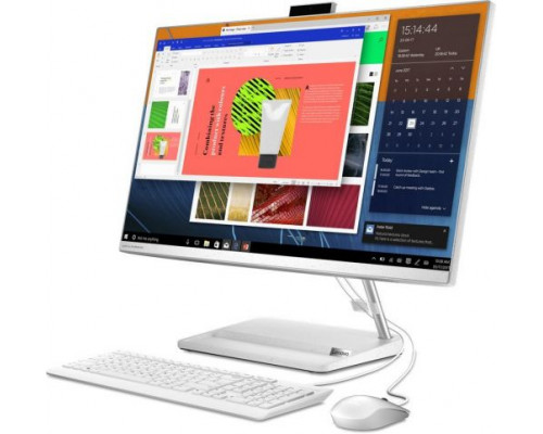 Моноблок 27 Lenovo IdeaCentre 3 27ALC6 F0FY001WRK Ryzen 7 5700U/16GB/512GB SSD/Radeon Graphics/FHD/DVDRW/GbitEth/WiFi/BT/клавиатура/мышь/Cam/noOS/бе купить QBS.ru
