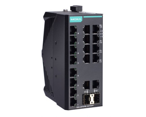 Коммутатор MOXA EDS-2018-ML-2GTXSFP купить QBS.ru