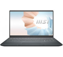 Ноутбук MSI Modern 14 B11MOU-863RU 9S7-14D334-863 i7 1195G7/8GB/512GB SSD/Iris Xe graphics/14" IPS/FHD/WiFi/BT/cam/Win10Home/dark grey