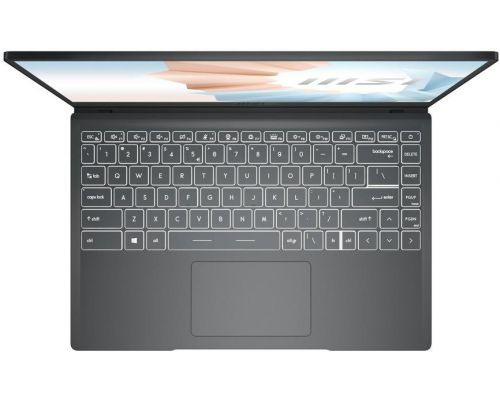 Ноутбук MSI Modern 14 B11MOU-863RU 9S7-14D334-863 i7 1195G7/8GB/512GB SSD/Iris Xe graphics/14 IPS/FHD/WiFi/BT/cam/Win10Home/dark grey купить QBS.ru