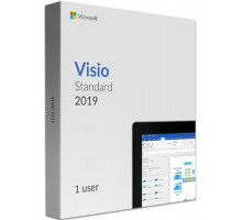 ПО Microsoft Visio Std 2019 32/64 Russian Central/Eastern Euro Only EM DVD