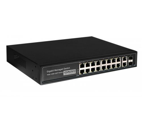 Коммутатор PoE OSNOVO SW-8182/L(300W) купить QBS.ru
