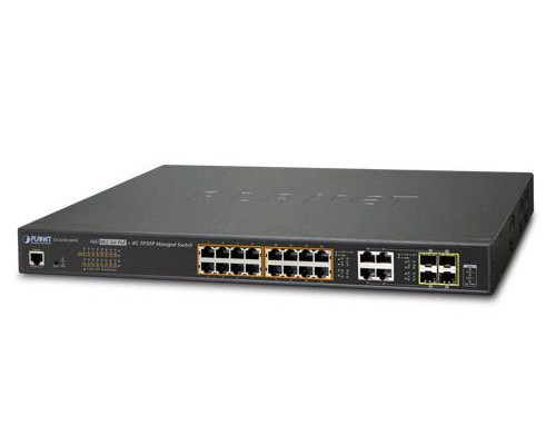 Коммутатор PoE Planet GS-4210-16P4C купить QBS.ru