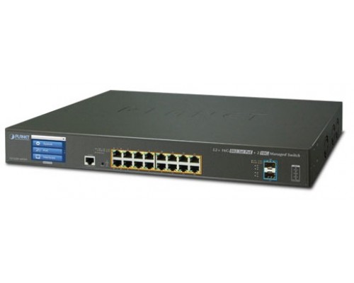 Коммутатор PoE Planet GS-5220-16P2XVR купить QBS.ru