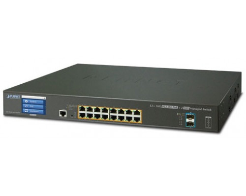 Коммутатор PoE Planet GS-5220-16UP2XVR купить QBS.ru