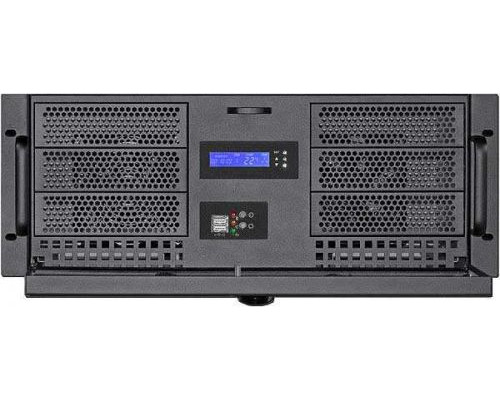 Корпус серверный 4U Procase GE401L-B-0 черный, панель управления, без блока питания, глубина 650мм, MB 12x13 купить QBS.ru