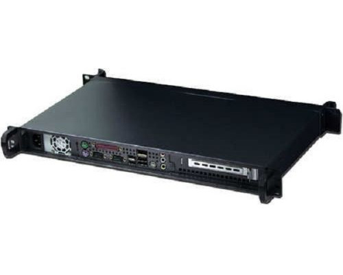 Корпус серверный 1U Procase UM125-B-0 rear/front-access, черный, без блока питания, глубина 250мм купить QBS.ru