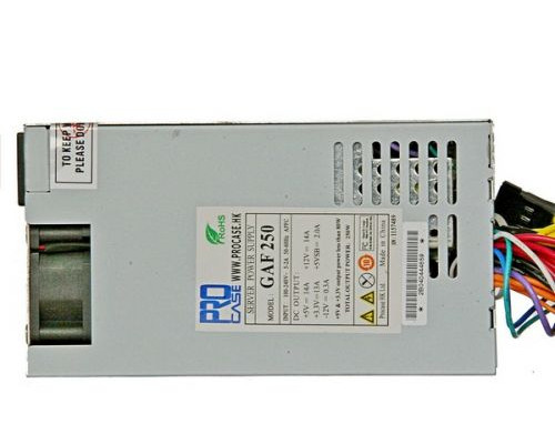 Блок питания ATX Procase GAF400 1U FlexATX 1FAN (400W), 80+Gold, 150*80*40mm,  +5B=14A, +12B=36A, +3,3B=17A, 5VSB=2.5A, Защита от перегрузки 105-150%, купить QBS.ru