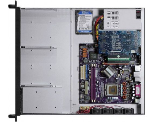Корпус серверный 1U Procase EB152-B-0 черный, без блока питания, глубина 520мм, MB 12x9.6 купить QBS.ru