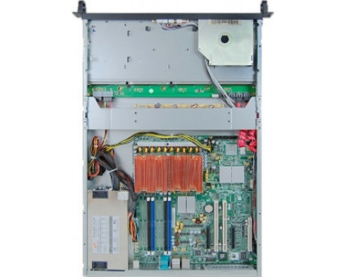 Корпус серверный 1U Procase ES104-SATA3-B-0 (4 SATA3 hotswap HDD), черный, без блока питания, глубина 650мм, MB 12x13 купить QBS.ru
