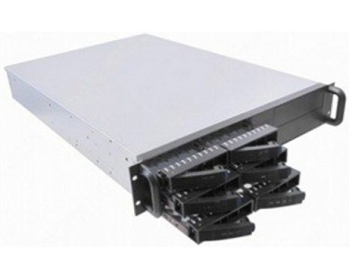 Корпус серверный 2U Procase ES206-SATA3-B-0 (6 SATA III/SAS 6Gbit hotswap HDD), черный, без блока питания, глубина 650мм, MB 12x13 купить QBS.ru
