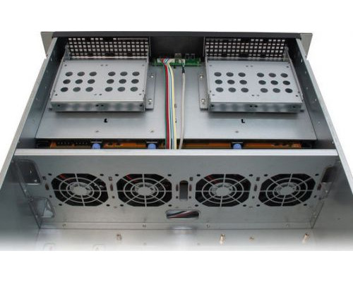 Корпус серверный 4U Procase ES416-SATA3-B-0 16 SATA3/SAS 6Gb hotswap HDD, черный, без блока питания, глубина 650мм, MB 12x13 купить QBS.ru
