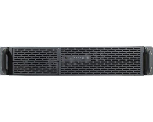 Корпус серверный 2U Procase B205L-B-0 черный, без блока питания, глубина 650мм, MB 12x13, PSU - PS/2 only купить QBS.ru