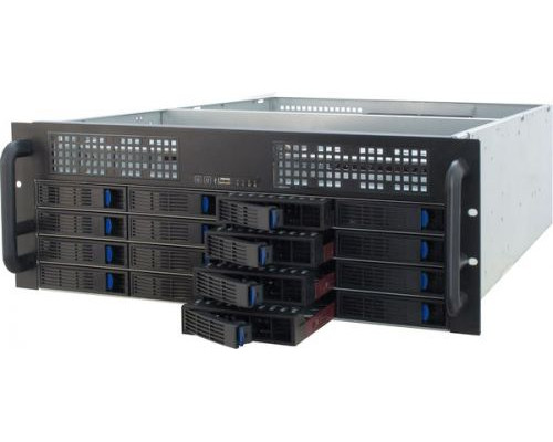 Корпус серверный 4U Procase ES416S-SATA3-B-0 16 SATA3/SAS 6Gb hotswap HDD, черный, без блока питания, глубина 550мм, MB 9.6x12 купить QBS.ru