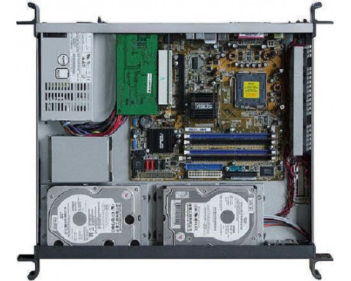Корпус серверный 1U Procase UM136-B-0 rear/front-access, черный, без блока питания, глубина 360мм,  MB 9.6x9.6 купить QBS.ru