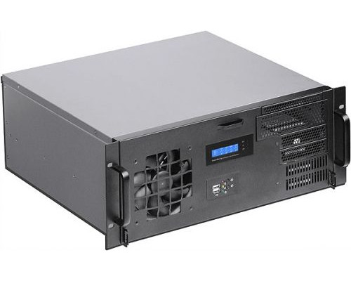 Корпус серверный 4U Procase GM438D-B-0 черный, панель управления, без блока питания, глубина 380мм, MB 12x13 купить QBS.ru