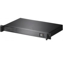 Корпус серверный 1U Procase UM125-FD-B-0 rear/front-access server case 1*3.5" bay, черный, без блока питания, глубина 250мм,  MB mini-ITX 170x170mm