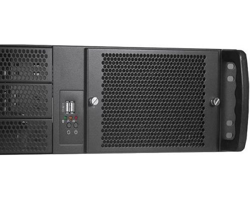 Корпус серверный 3U Procase EM338F-B-0 съемный фильтр, черный, без блока питания, глубина 380мм, MB 12x9.6 купить QBS.ru