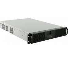 Корпус серверный 2U Procase GE201L-B-0 черный, панель управления, без блока питания, глубина 650мм, MB 12"x13"