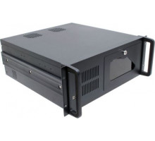 Корпус серверный 4U Procase EB445-B-0 черный, дверца, без БП, глубина 450мм, MB 12"x9.6"