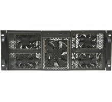 Корпус серверный 4U Procase RE411-D0H17-E-55 черный, 0x5.25+17HDD, без БП, глубина 550мм,MB EATX 12"x13"