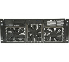 Корпус серверный 4U Procase RE411-D2H15-C-48 2x5.25 ext+15*3,5 int ,черный,без блока питания,глубина 480мм,MB CEB 12"x10,5"
