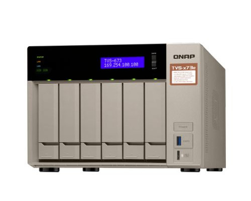 Сетевой RAID-накопитель QNAP TVS-673e-8G купить QBS.ru