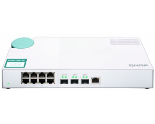 Коммутатор неуправляемый QNAP QSW-308-1C купить QBS.ru