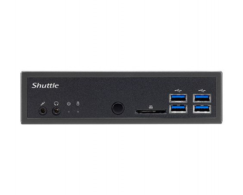 Платформа Shuttle XPC slim DA320 AM4, AMD A320, 2*SODIMM DDR4, 2.5 HDD/SSD, M.2, 5.1CH, 2*Glan, card reader, 6*USB 3.2, HDMI, 2*DP, 2*COM, audio, noO купить QBS.ru