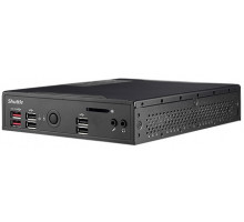 Платформа Shuttle DS20U 5205U Fanless Support 1080P FHD/2*HDMI+DP/2*DDR4L 2400 Mhz SODIMM Max 32GB/2хGLan, 802.11 b/g/n WLAN/COM/SD card reader, 65W a