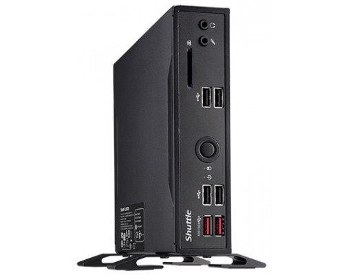 Платформа Shuttle DS20U 5205U Fanless Support 1080P FHD/2*HDMI+DP/2*DDR4L 2400 Mhz SODIMM Max 32GB/2хGLan, 802.11 b/g/n WLAN/COM/SD card reader, 65W a купить QBS.ru