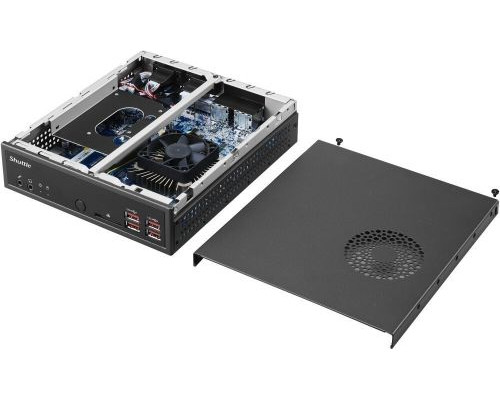 Платформа Shuttle DH32U3 i3-1115G, 2*DDR4(3200), 2.5 HDD/SSD, M.2, 2*Glan, UHD graphics, 90W, 4*HDMI, SD card-reader, 8*USB 3.2, 2*COM, audio, noOS R купить QBS.ru