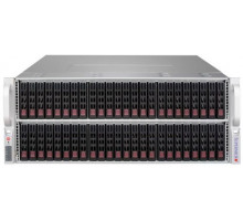 Корпус серверный 4U Supermicro CSE-417BE1C-R1K23JBOD 72 x 2.5" hot swap drives, optional 2 x 2.5" rear drives, SAS3 single expander, JBOD, 1200W Titan