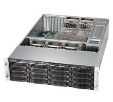 Корпус серверный 3U Supermicro CSE-836BA-R920B (13.68" x 13" E-ATX, 16*3.5" HS SAS/SATA, 7*FH/FL slot, 2*USB, COM, 920W)