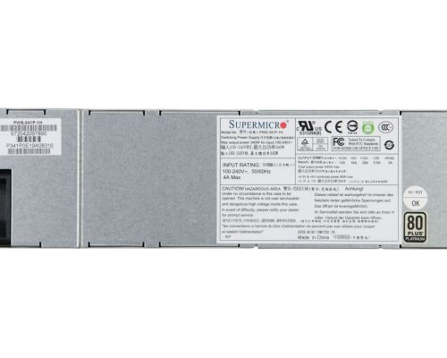 Блок питания Supermicro PWS-341P-1H 1U 340W Multi Output W/ PMBus PWS 24Pin купить QBS.ru
