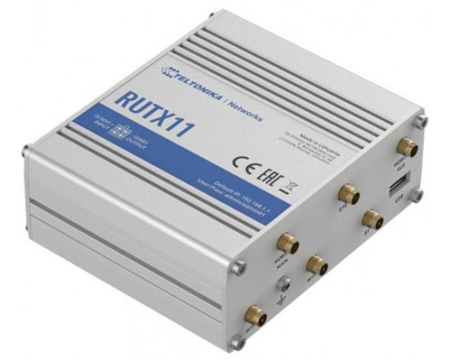 Маршрутизатор промышленный Teltonika Networks RUTX11 купить QBS.ru