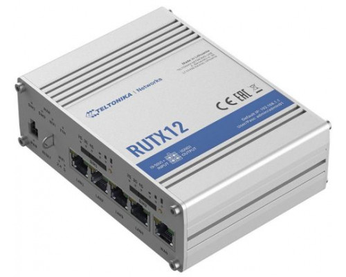Маршрутизатор промышленный Teltonika Networks RUTX12 купить QBS.ru