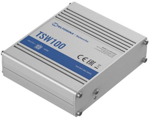 Коммутатор промышленный неуправляемый Teltonika Networks TSW100 купить QBS.ru