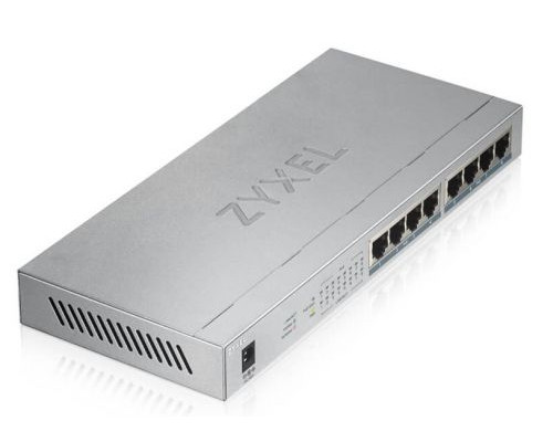 Коммутатор PoE ZYXEL GS1008HP купить QBS.ru
