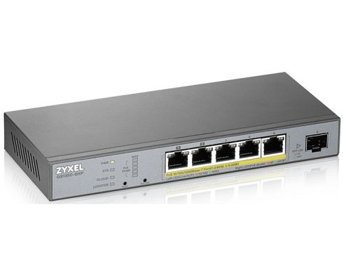 Коммутатор PoE ZYXEL GS1350-6HP купить QBS.ru