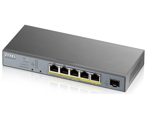 Коммутатор PoE ZYXEL GS1350-6HP купить QBS.ru