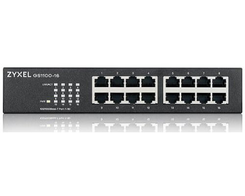 Коммутатор ZYXEL GS1100-16 купить QBS.ru