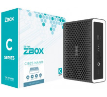 Платформа Zotac ZBOX CI625 nano i3-1115G4, 2*DDR4(3200), 2.5" HDD/SSD, M.2, 2*Glan, WiFi, BT, UHD graphics, SD card-reader, Thunderbolt 4, 4*USB 3.1,