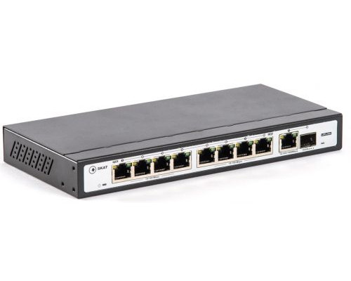 Коммутатор неуправляемый Бастион SKAT PoE-8E-1G-1S купить QBS.ru