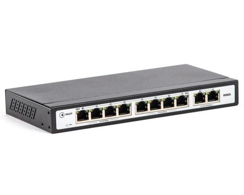 Коммутатор неуправляемый Бастион SKAT PoE-8E-2G купить QBS.ru