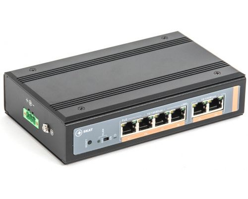 Коммутатор неуправляемый Бастион SKAT PoE-IN-4E-2E купить QBS.ru